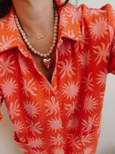 Load image into Gallery viewer, Chunky Heart &amp; Wood Necklace
