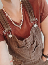 Load image into Gallery viewer, Shell Initial Necklace

