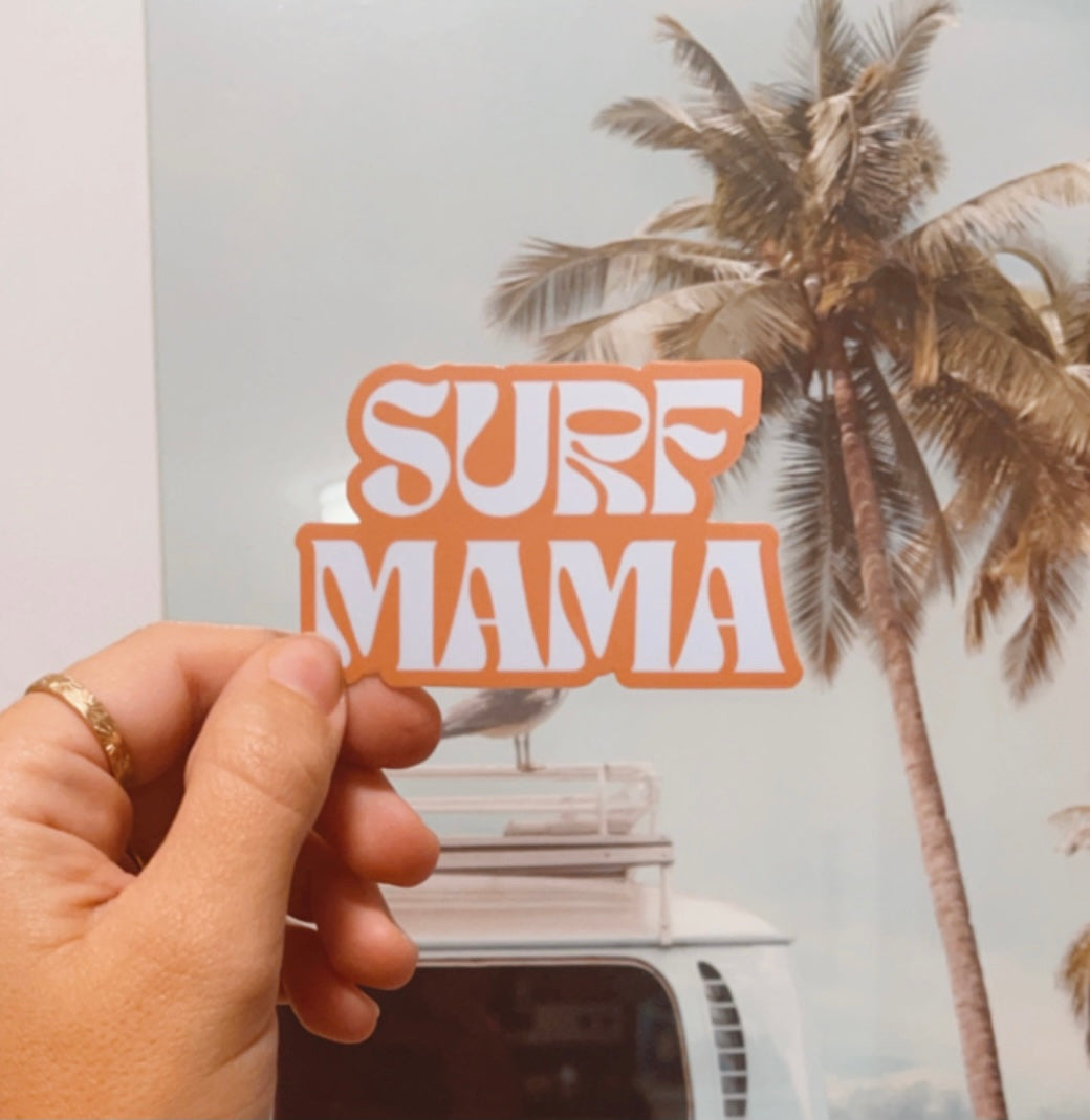 Surf Mama Sticker