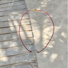 Load image into Gallery viewer, Ziggy Shell + Cord Necklace
