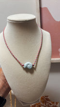 Load image into Gallery viewer, Ziggy Shell + Cord Necklace
