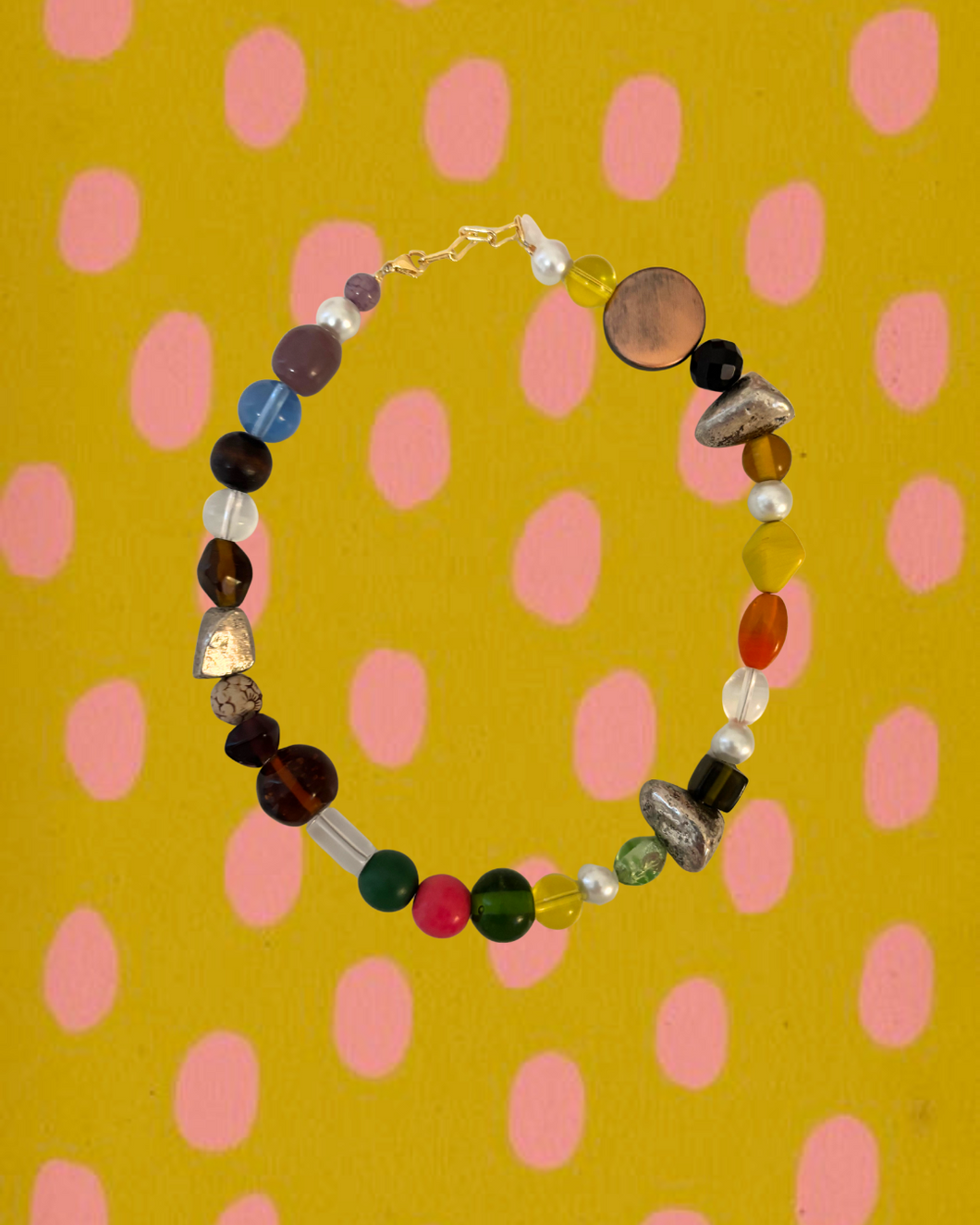 Lizzie Chunky Gemstone Necklace