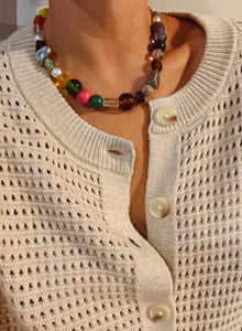 Lizzie Chunky Gemstone Necklace