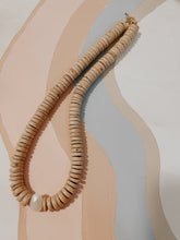 Load image into Gallery viewer, Chunky Wood and Pearl Necklace
